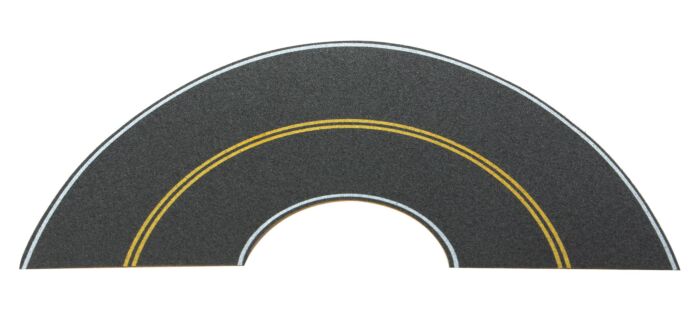 Walthers SceneMaster 1253 - HO Flexible Self-Adhesive Paved Roadway - Vintage and Modern Curves