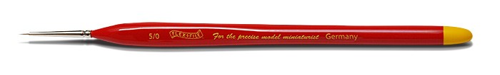 Flex-i-File 50 - Ultra Fine Red Sable Brush - Size 5/0