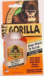 Incredible Gorilla 52012 - Gorilla Glue (Dries White) Bottle 2oz
