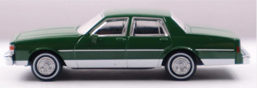 Rapido 800002 - HO Scale 1980-1985 Chevrolet Caprice Sedan - Assembled - Green