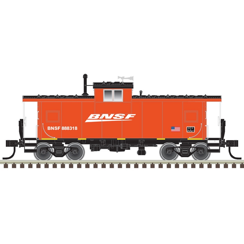 Atlas 20006226 - HO Extended Vision Caboose - BNSF #888318