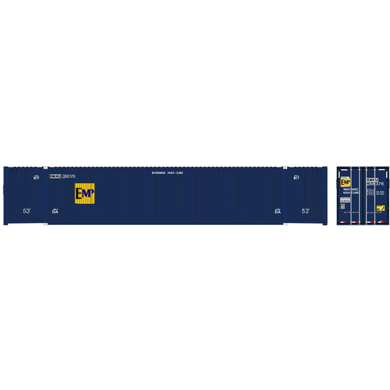 Atlas 20006677 - HO 53ft CIMC Container - EMP ex-FEC Set #1 (3pk)