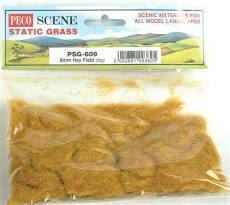 Peco PSG-609 - 6mm Static Grass - Hay Field (20g)