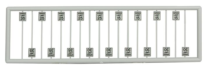 Tichy Train 2606 - N Scale Low Speed Limit Signs (18pk)