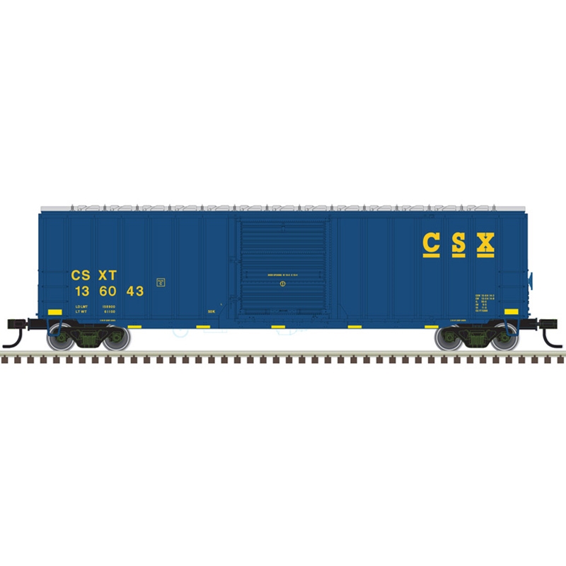 Atlas Trainman 50005989 - N Scale 50ft 6in Boxcar - CSX #136023