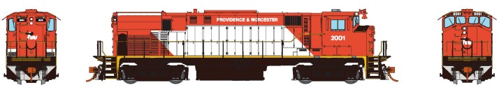Rapido 33540 - HO MLW M420 - DCC & Sound - Providence & Worcester (As Delivered) #2001