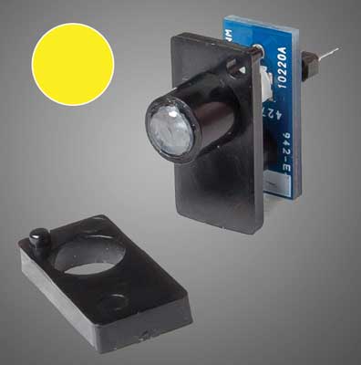 Walthers 155 HO, N, Z, S, O - Walthers Layout Control System - Single Color LED Fascia Indicator (Yellow)