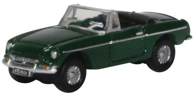 Oxford Diecast NMGB003 - N Scale MG MGB - British Racing Green