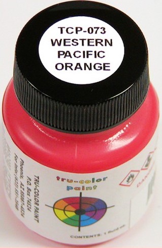 Tru Color Paint 073 - Acrylic - Western Pacific New Orange - 1oz