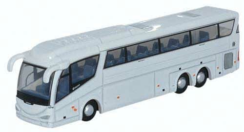 Oxford Diecast NIRZ005 - N Scale Scania Irizar PB Bus - White