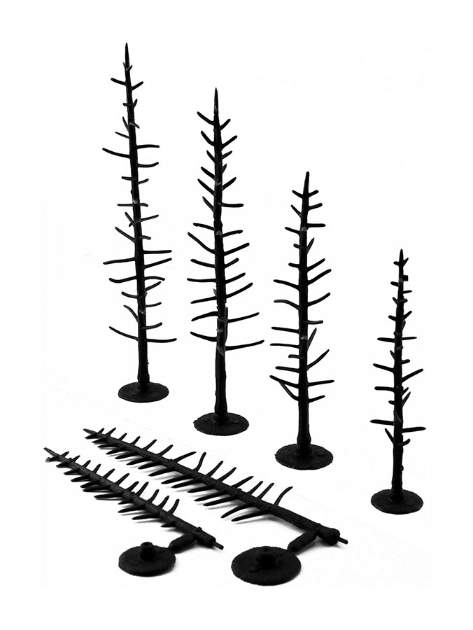 Woodland Scenics 1125 - Tree Armatures - Pine - 4-6 inches (44pk)