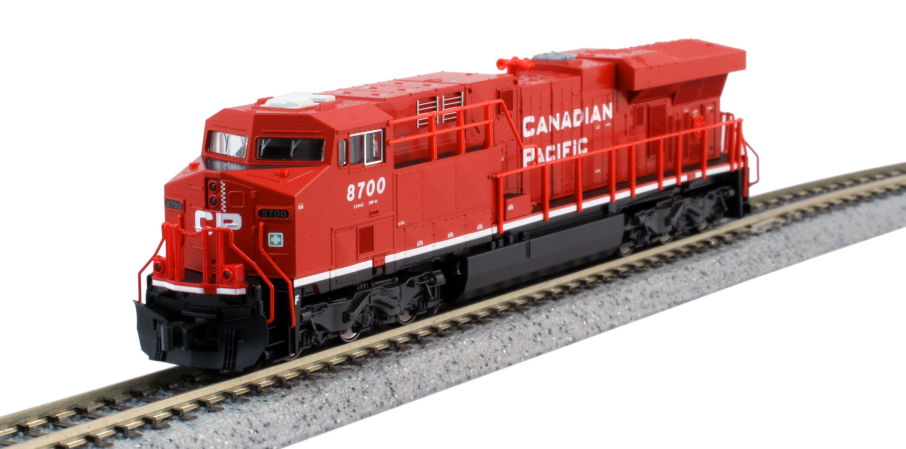 Kato 176-8945-DCC - N Scale GE ES44AC - DCC Equipped - Canadian Pacific #8736