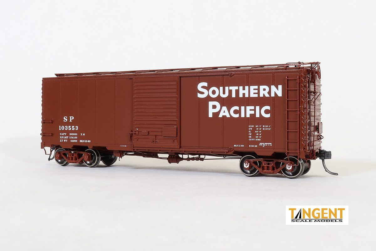 Tangent 23123 - HO PS 40ft Boxcar w/7ft Door - Southern Pacific (Repaint 1960+) #103380
