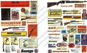 JL Innovative 262 - HO Vintage Firearms & Sporting Signs - 1940-60s (40)