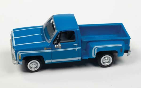 Classic Metal Works 30616 - HO 1976 Chevy Stepside Pickup - Hawaiian Blue