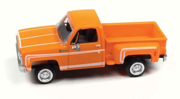Classic Metal Works 30617 - HO 1976 Chevy Stepside Pickup - Tangier Orange