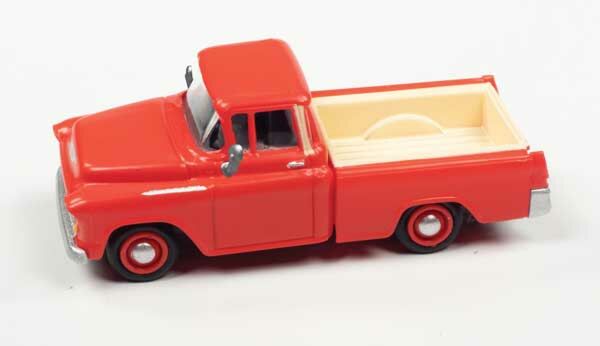 Classic Metal Works 30623 - HO 1955 Chevy Cameo Pickup - Red, Ivory