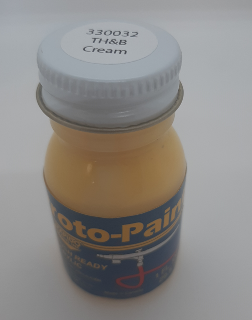 Rapido Proto Paint 330032 - Airbrush Ready Acrylic - TH&B Cream (1oz) Bottle