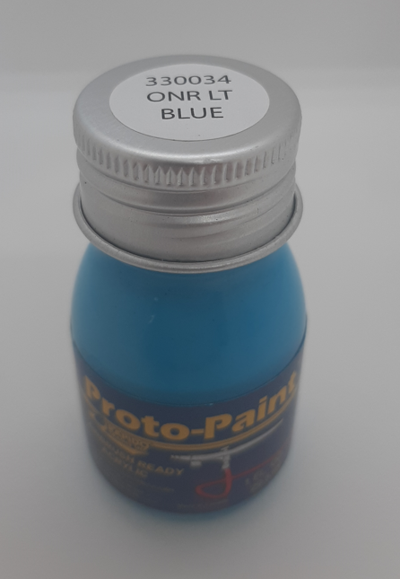 Rapido Proto Paint 330034 - Airbrush Ready Acrylic - ONR Light Blue (1oz) Bottle