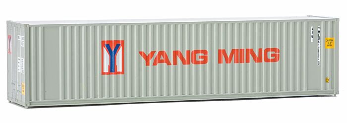 Walthers SceneMaster 8221 - HO 40ft Hi-Cube Corrugated Container - Yang Ming