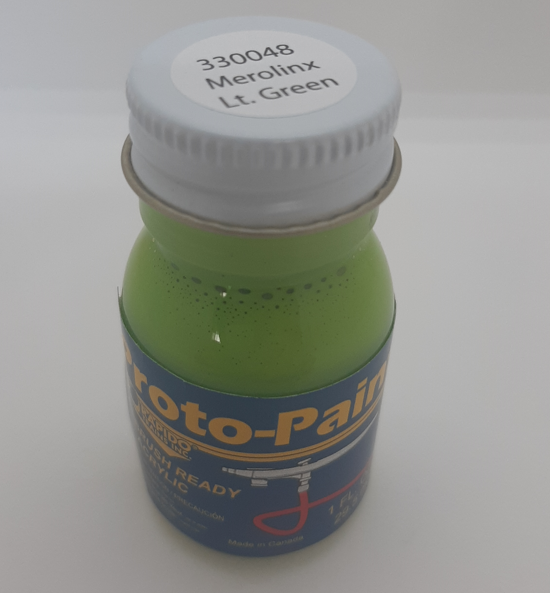Rapido Proto Paint 330048 - Airbrush Ready Acrylic - Metrolinx Light Green (1oz) Bottle