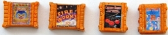 JL Innovative 528 - HO Custom Orange Crates of Fireworks (4pk)
