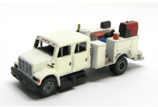 Z Scale Mud Flaps & Light Bars for Trucks by Showcase Miniatures 4015 