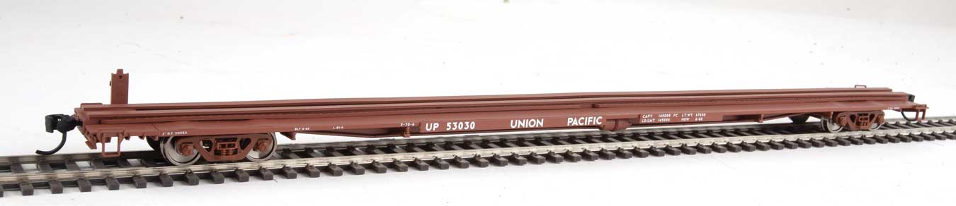 Walthers Mainline 5541 - HO 85ft General American G85 Flatcar - Union Pacific #53038