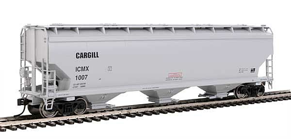 Walthers Mainline 7728 - HO 60ft NSC 5150 3-Bay Covered Hopper - Cargill (ICMX) #1124