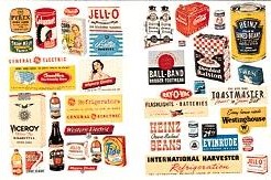 JL Innovative 682 - N Scale Household Posters & Signs - 1940-50s (41)