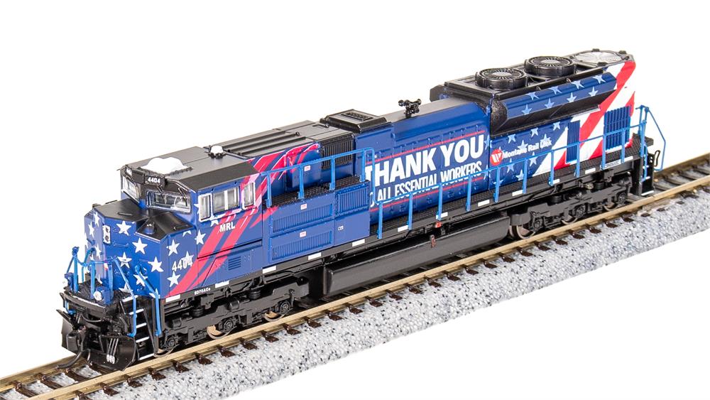 Broadway Limited 7026 - N Scale EMD SD70ACe - Paragon4 Sound/DC/DCC - MRL (Essential Workers Tribute) #4404