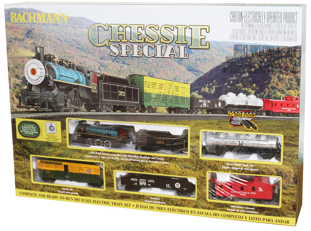 Bachmann 750 - HO Chessie Special Steam Freight Train Set - Chesapeake & Ohio