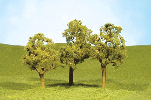 Bachmann 32108 - N Scale Layout-Ready Trees - Elm Trees (4/pkg) 2-1/2 - 2-3/4 Inches