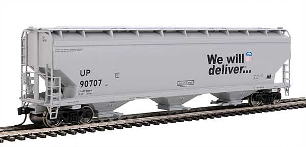 Walthers Mainline 7734 - HO 60ft NSC 5150 3-Bay Covered Hopper - Union Pacific #90725