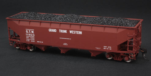 SmokeBox Graphics 8133 - HO - AAR Hopper - Grand Trunk Western - #111823