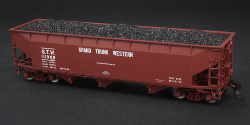 SmokeBox Graphics 8134 - HO - AAR Hopper - Grand Trunk Western - #111906