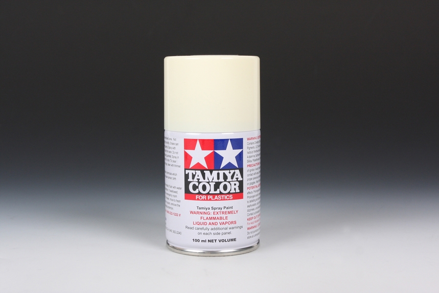 Tamiya Paints 85007 - Spray Can - Racing White (100mL)