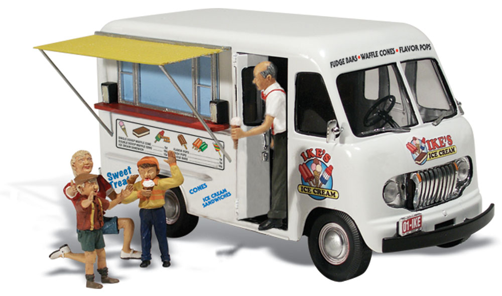 Woodland Scenics 5541 - HO AutoScenes - Ikes Ice Cream Truck