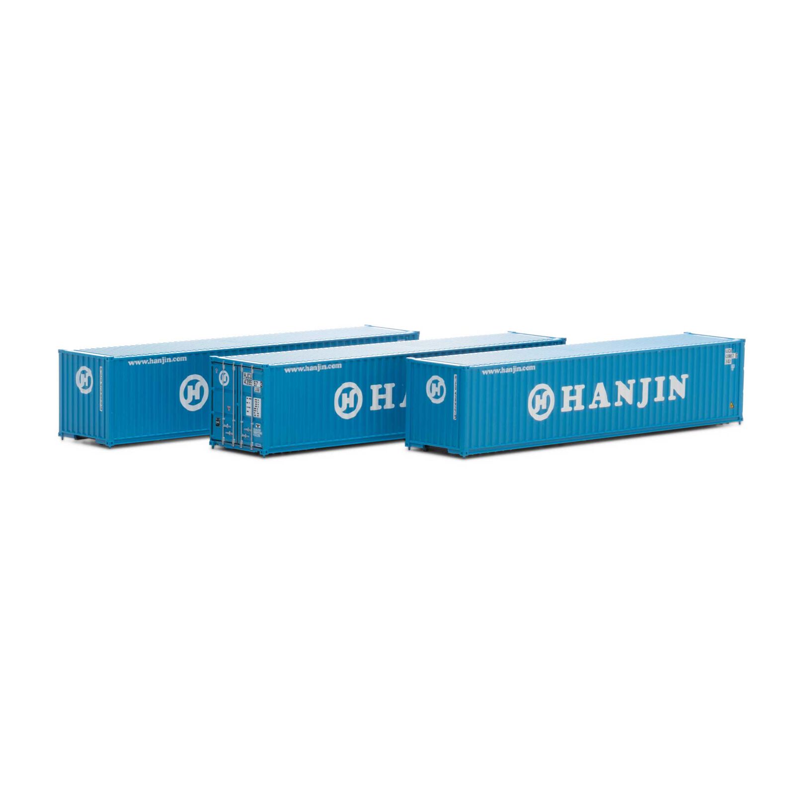 Athearn RTR 17400 - N Scale 40ft Corrugated LC Container - Hanjin #1 (3pk)