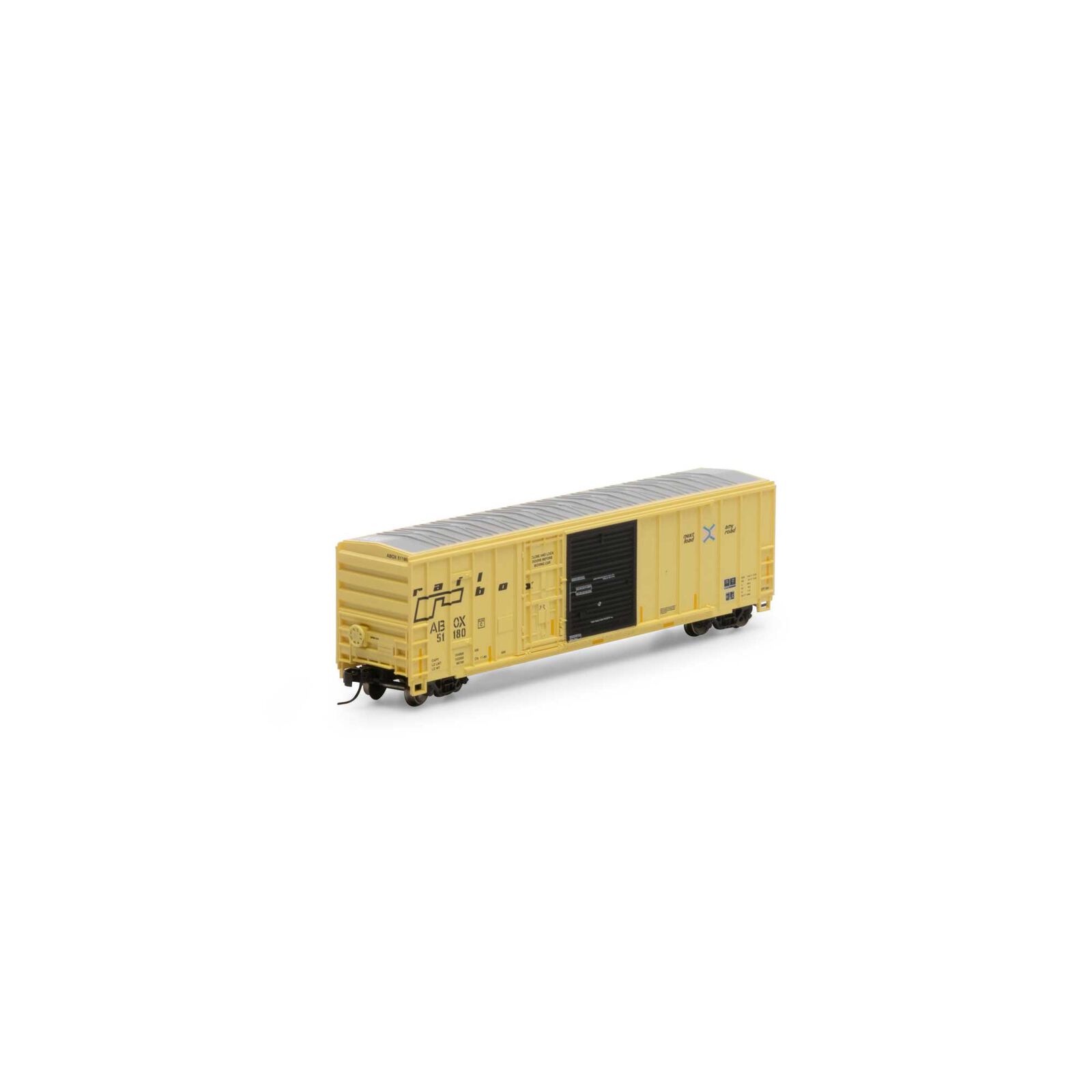 Athearn 24589 - N Scale 50ft FMC Combo Door Boxcar - Railbox/ABOX #51952