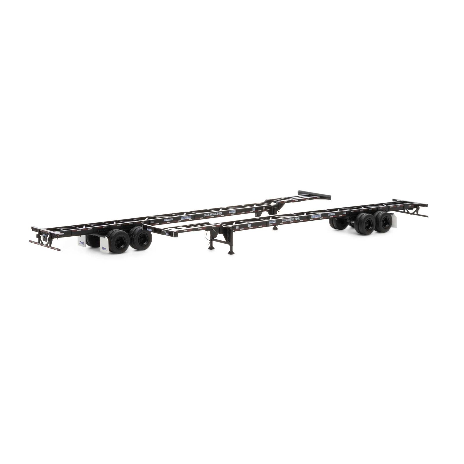 Athearn RTR 26034 - HO 53ft Chassis - CSX (2pk)