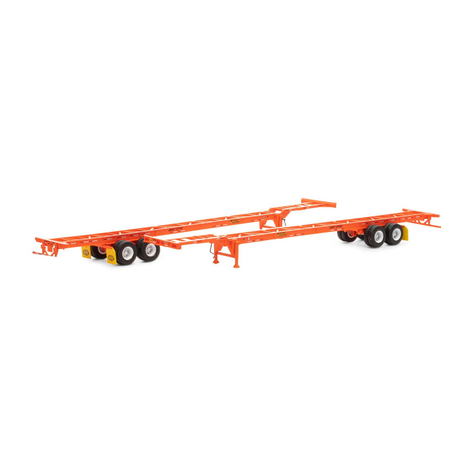 Athearn RTR 26036 - HO 53ft Chassis - JB Hunt (2pk)