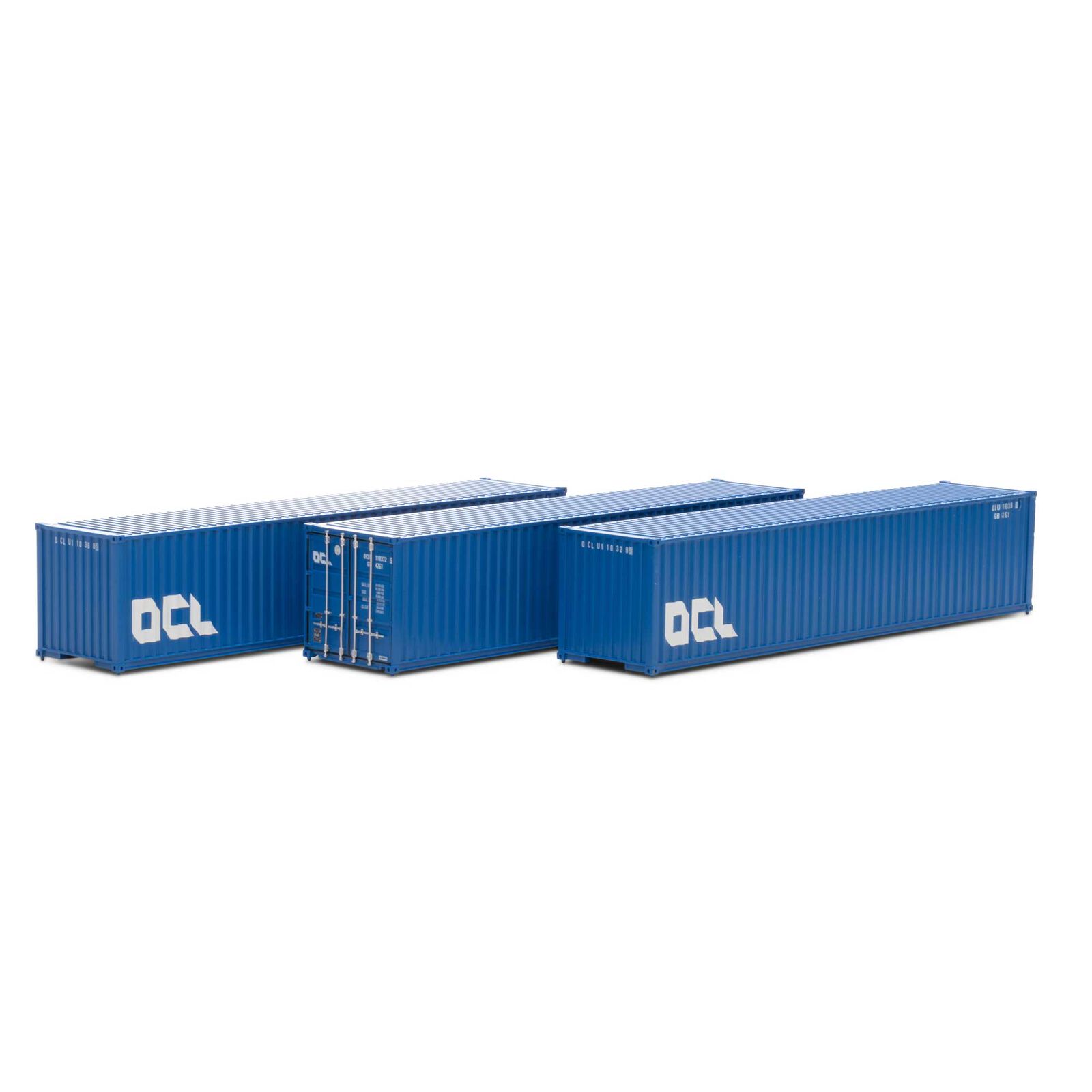 Athearn RTR 27058 - HO 40ft Corrugated LC Container - OCL #2 (3pk)