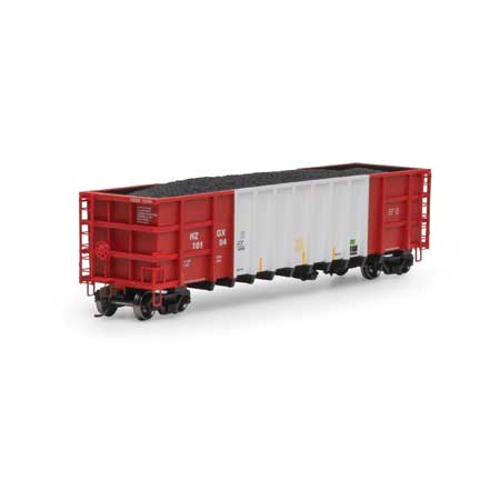 Athearn RTR 7479 - HO Thrall High Side Gondola w/Load - Herzog/White/Red #10104