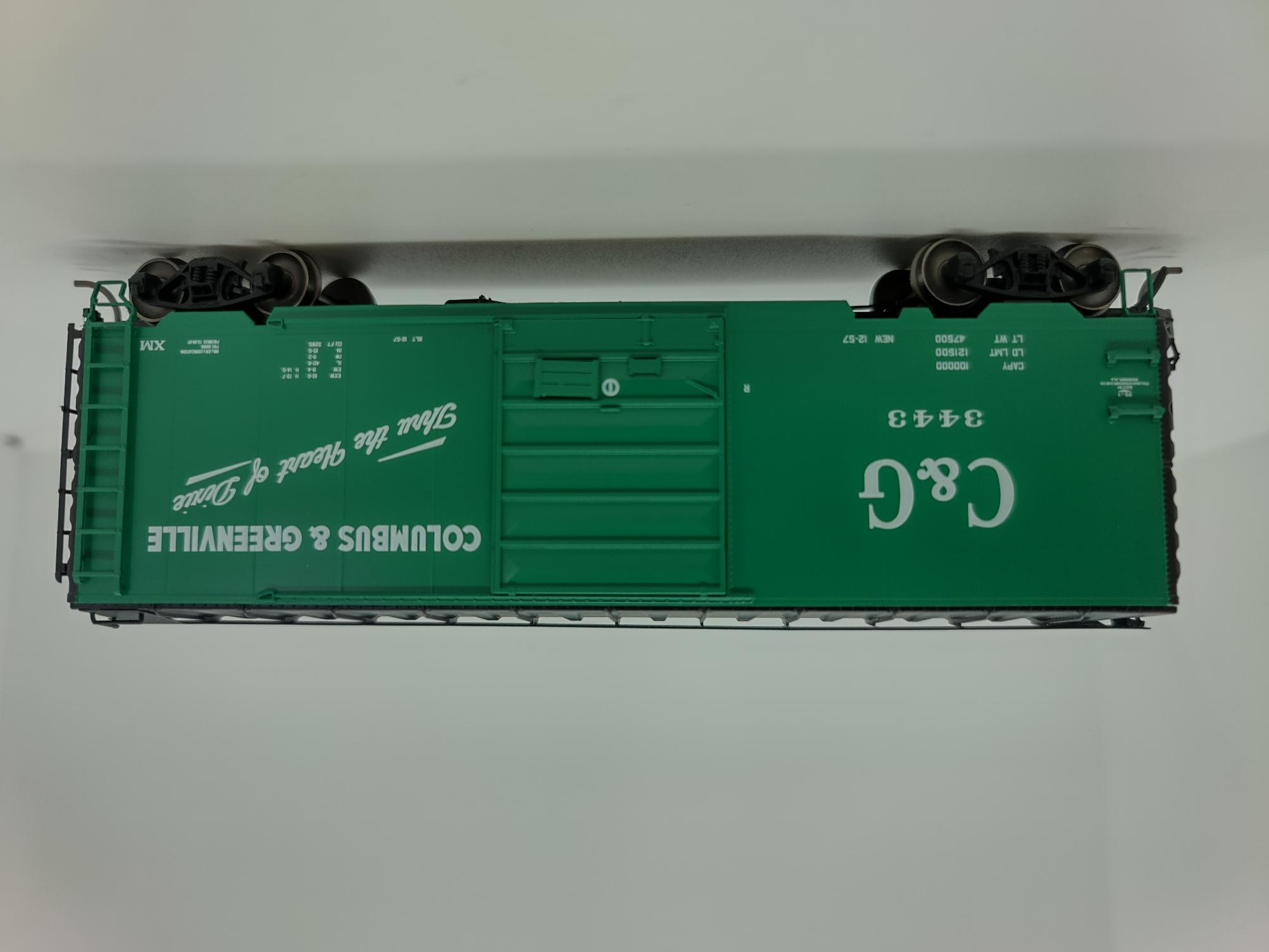 Intermountain 45487-03 - HO 40Ft PS-1 Boxcar - Columbus & Greenville #3421