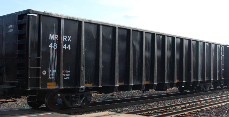 Otter Valley Railroad 6484- N Scale NSC 64 Ft 6400 CuFt Scrap and Trash Gondola - MRRX #4879