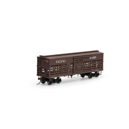 Athearn RND75275 - HO 36ft Old Time Stock Car - CCCC #2448
