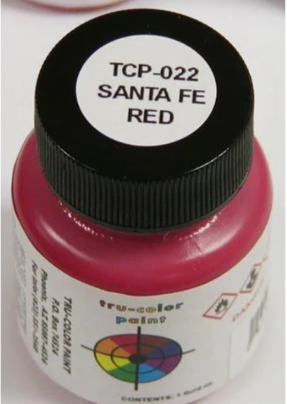 Tru Color Paint 022 - Acrylic - Santa Fe Red - 1oz