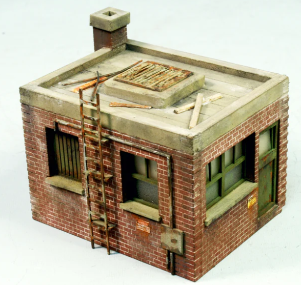ITLA Scale Models Inc. 4176 - HO Brick Utility Building - Kit