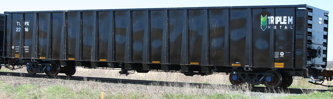 Otter Valley Railroad 6014 - N Scale NSC 64 Ft 6000 Cubic Gondola HS - TLPX #2221